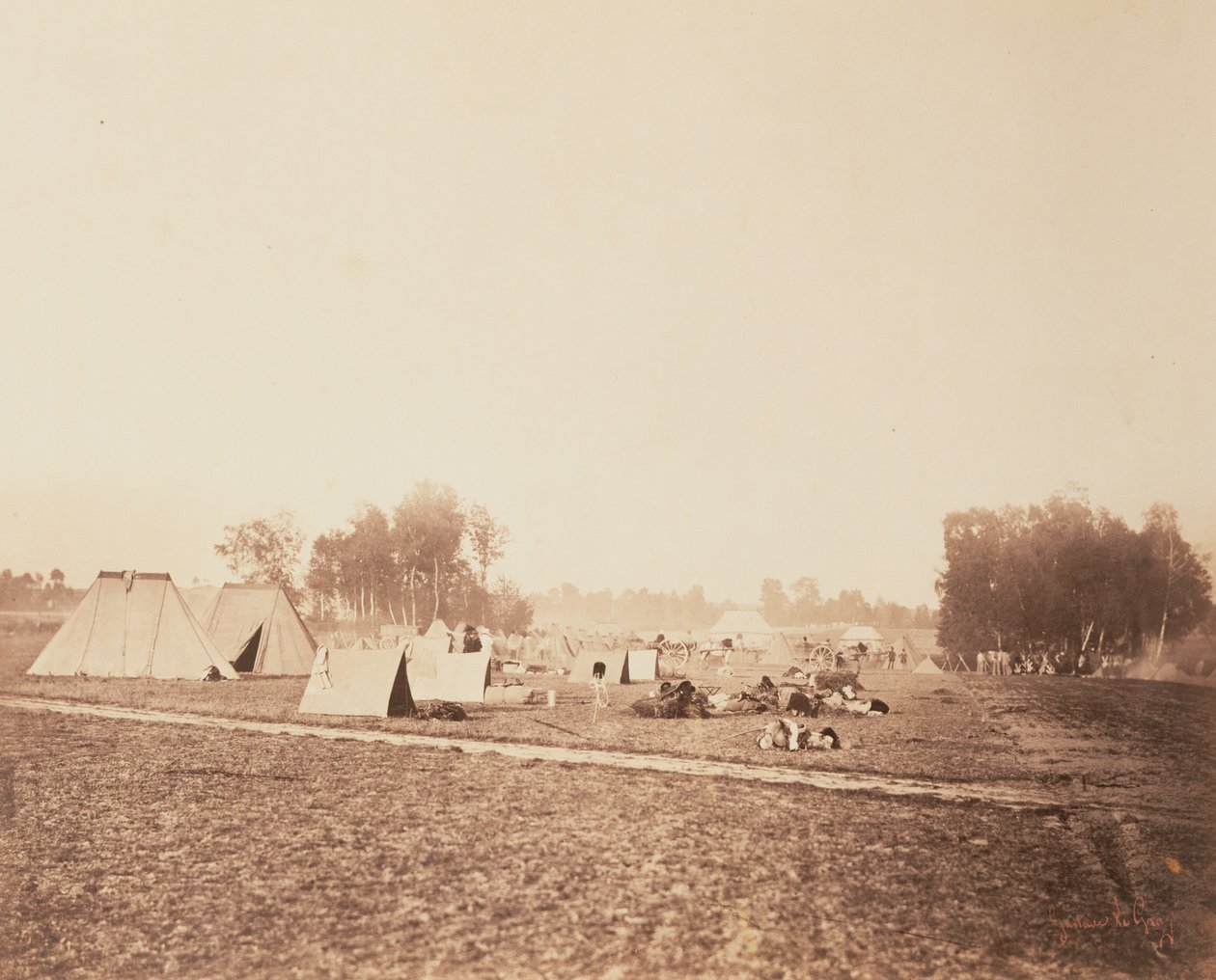 Le bivouac - Gustave Le Gray
