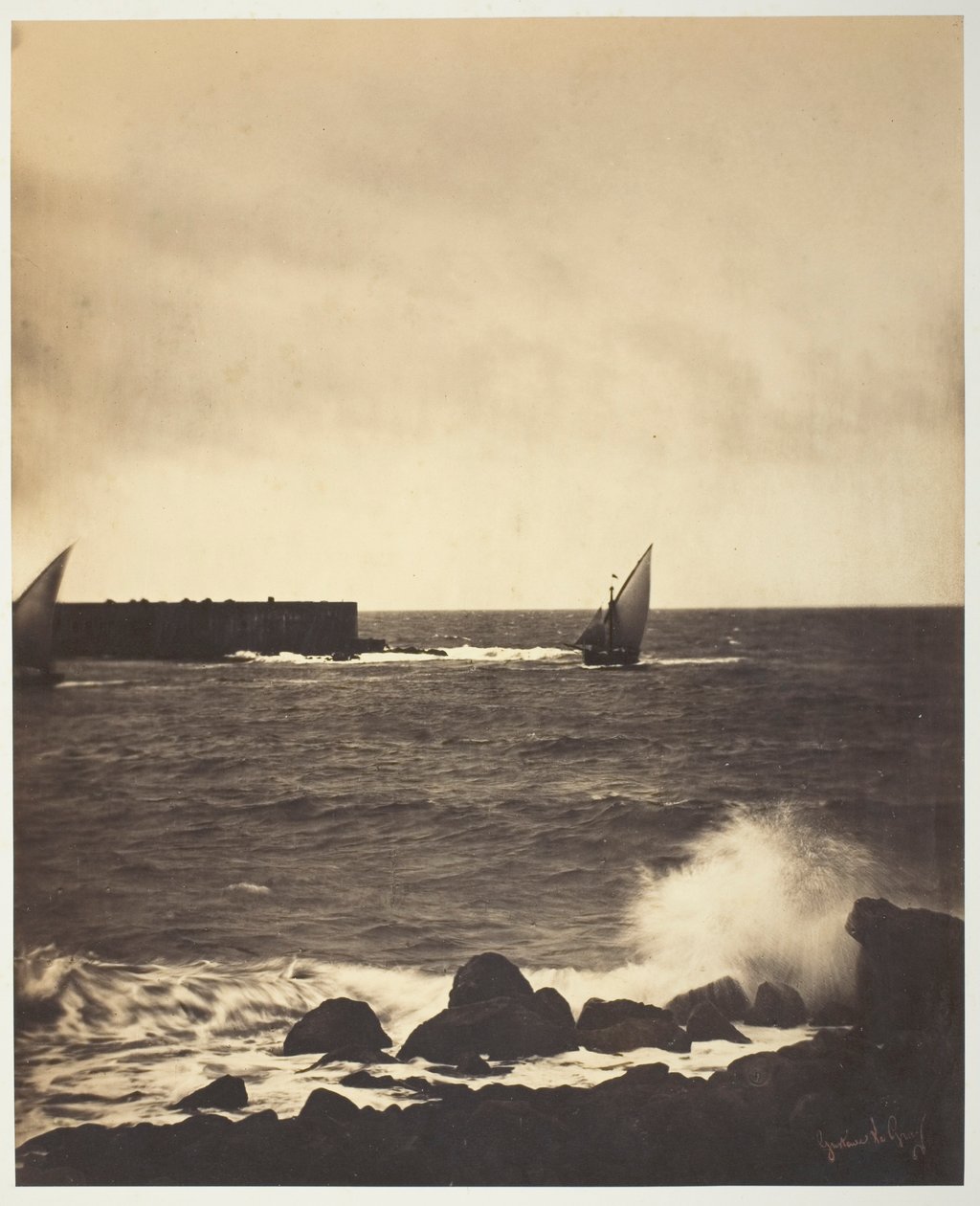La Vague déferlante - Gustave Le Gray