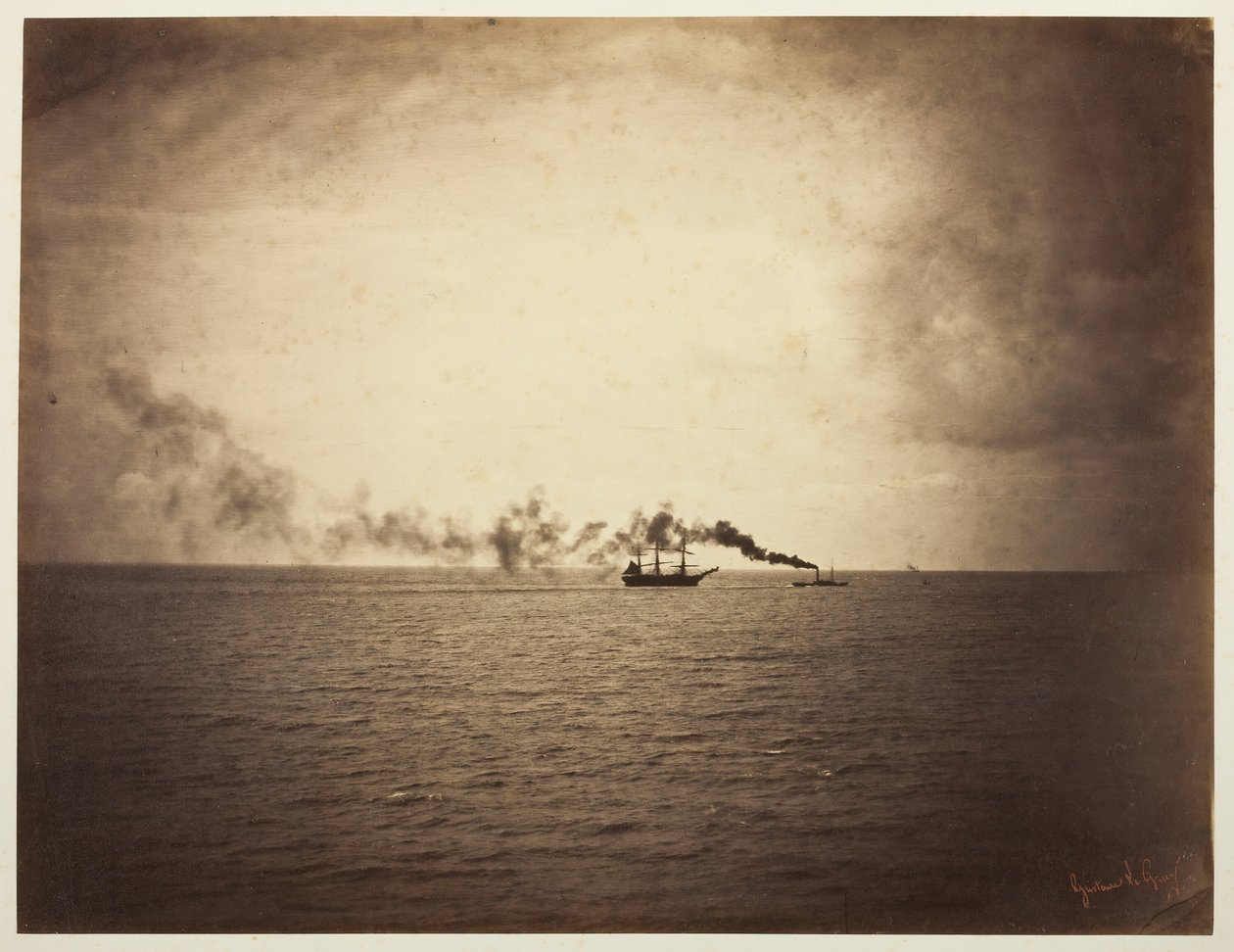 Le remorqueur, 1856-57 - Gustave Le Gray