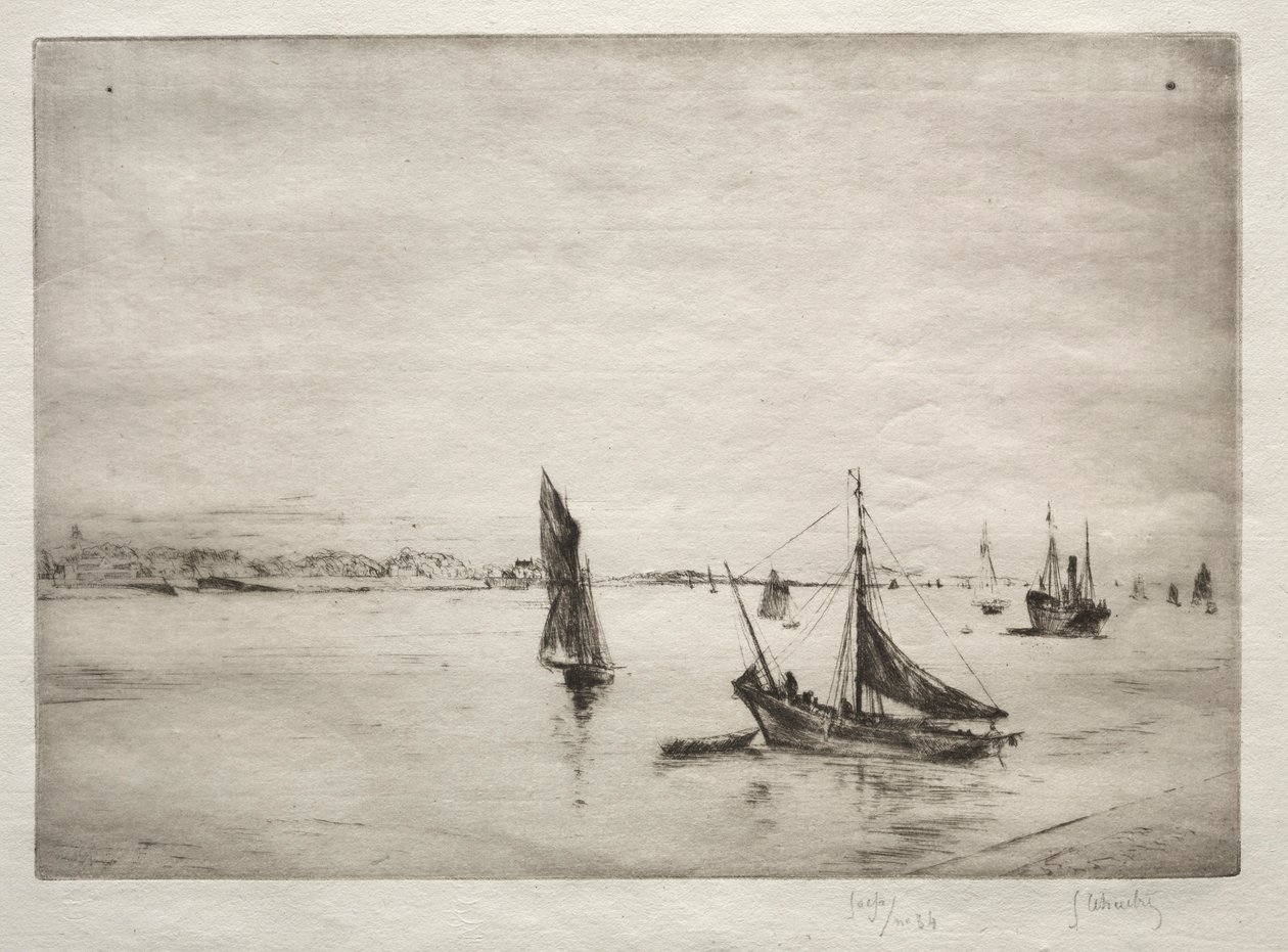 La chaussée de La Rochelle - Gustave Leheutre