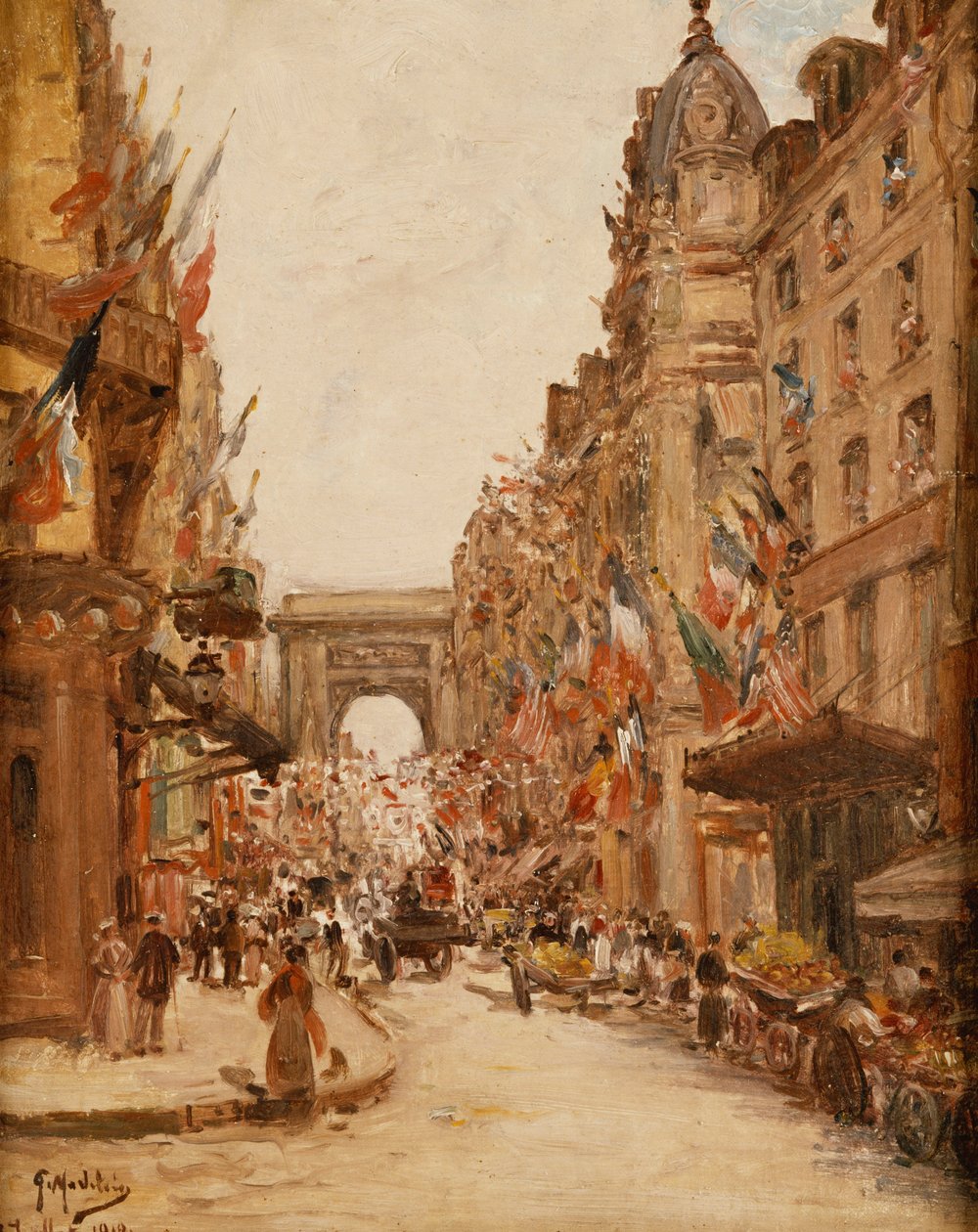 Le jour de la Bastille - Gustave Madelein