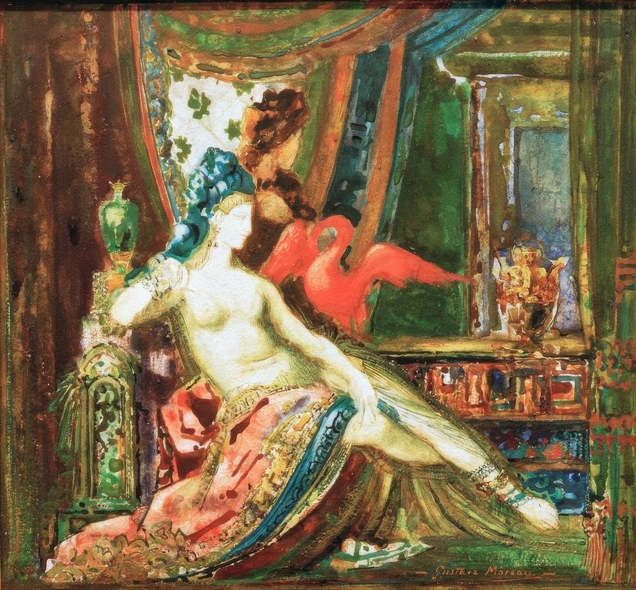 Dalila à l’ibis - Gustave Moreau