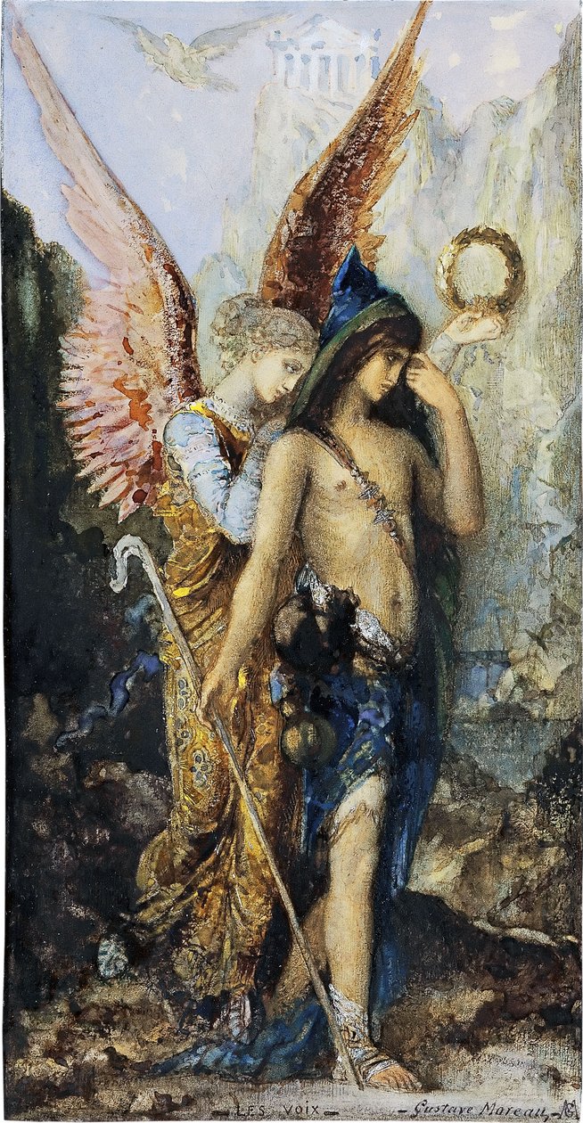 French: Les voix The Voices - Gustave Moreau