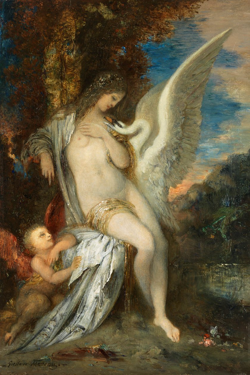 Gustave Moreau Leda c1875 - Gustave Moreau