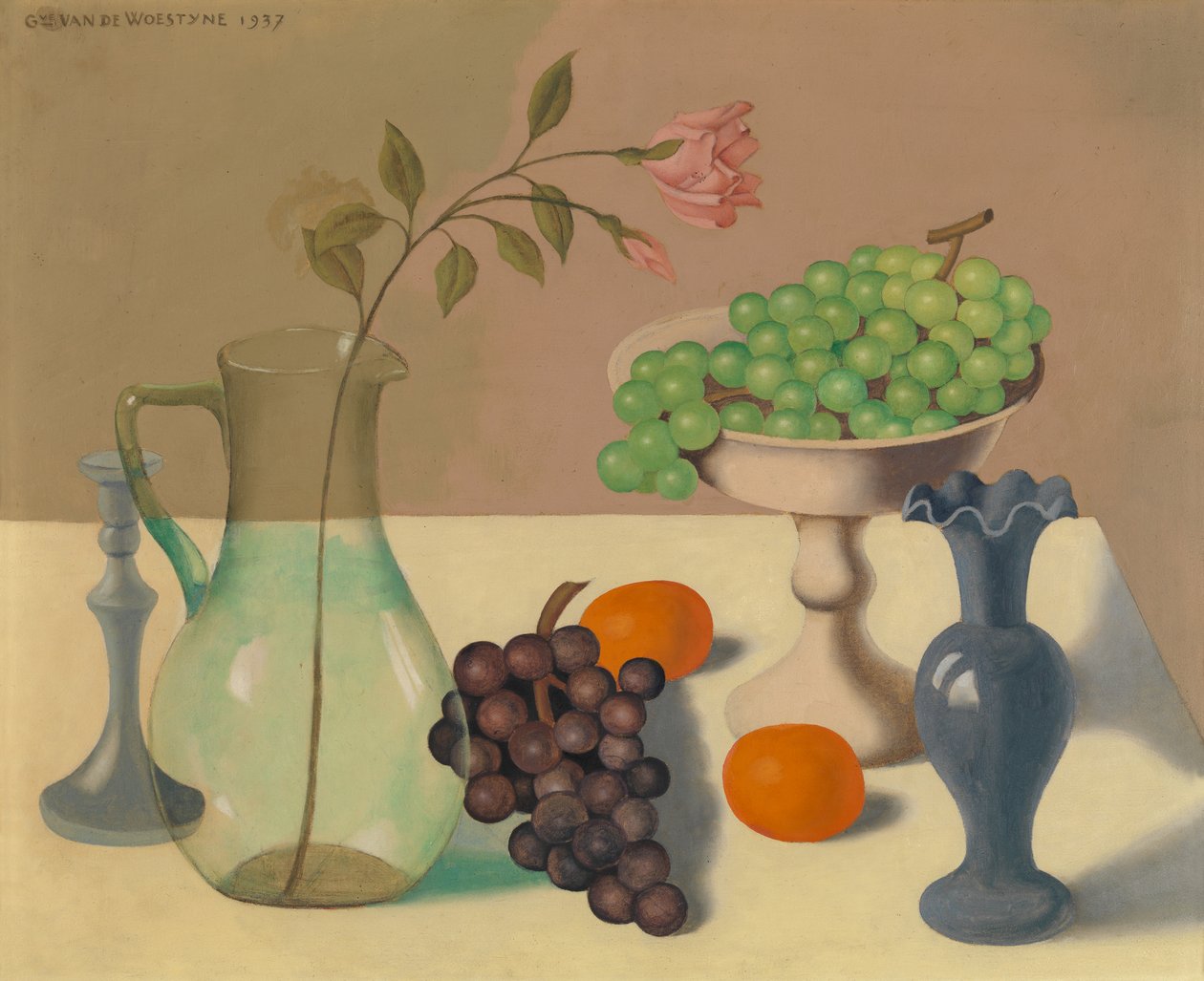 Nature morte aux raisins - Gustave van de Woestyne