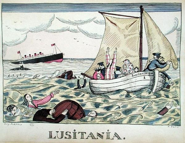 Le naufrage du Lusitania, 7 mai 1915 - Guy Arnoux