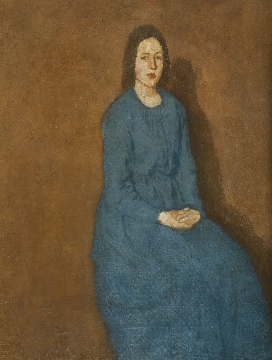 Une jeune femme en bleu - Gwen John