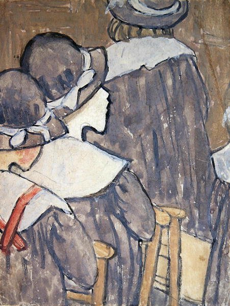 Enfants dans une église - Gwen John