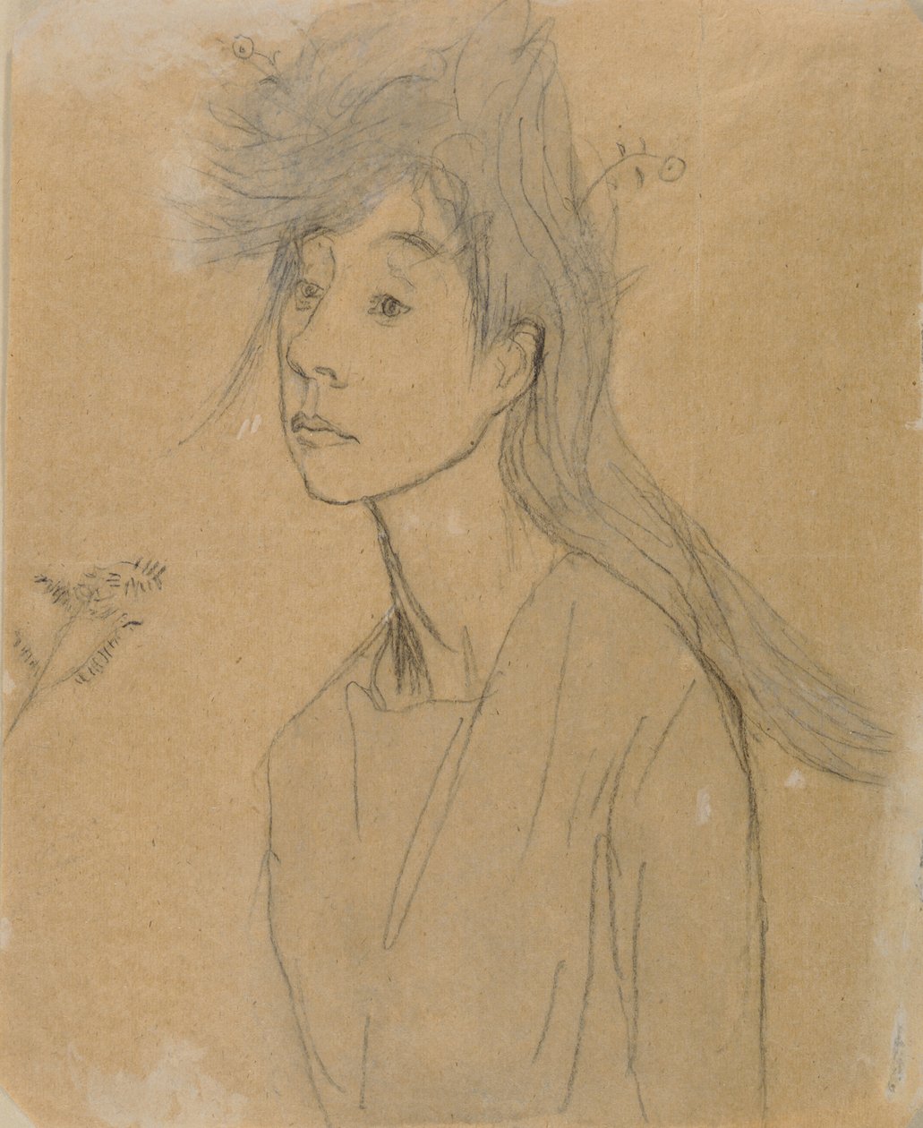 Ophélie : Portrait Imagine, vers 1910 - Gwen John