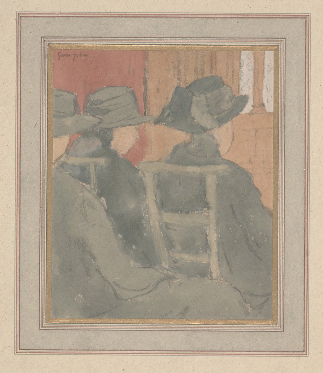 Femme et orpheline à l
