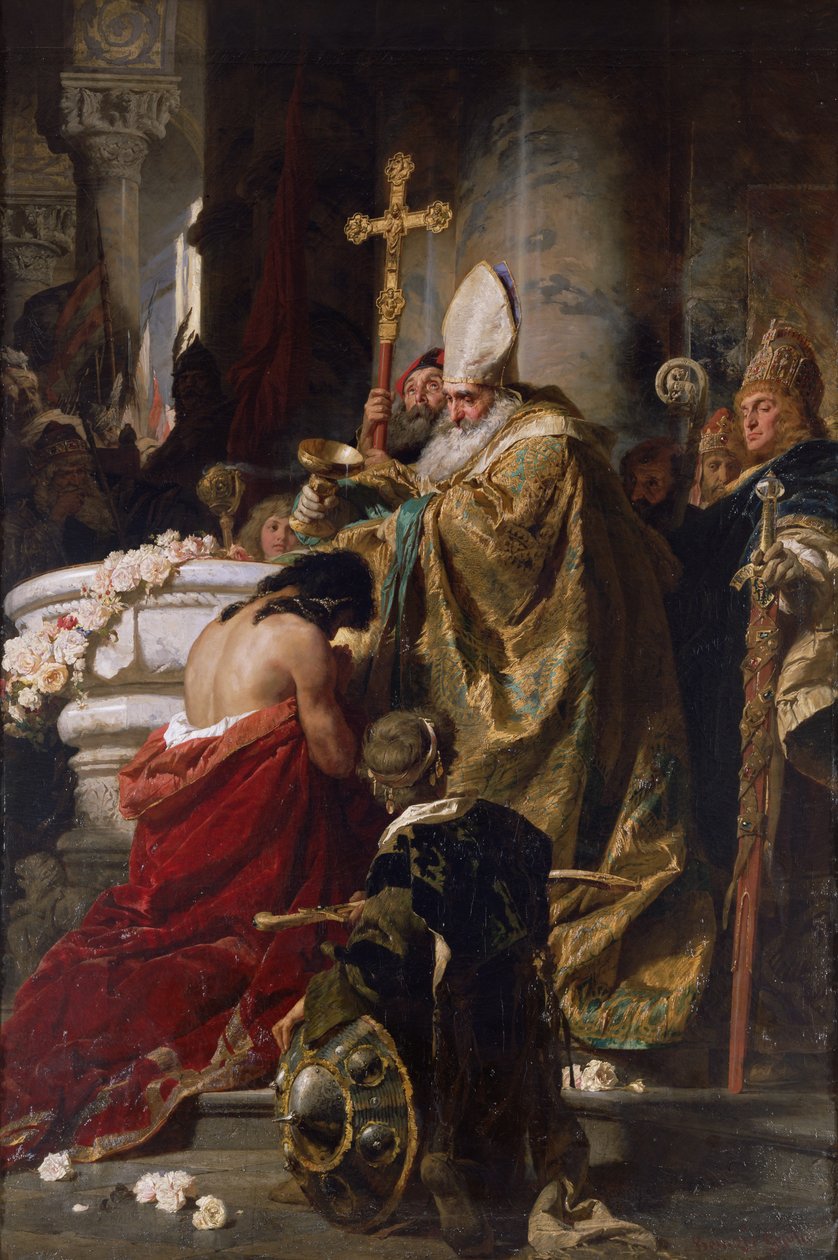Le baptême de Vajk - Gyula Benczúr