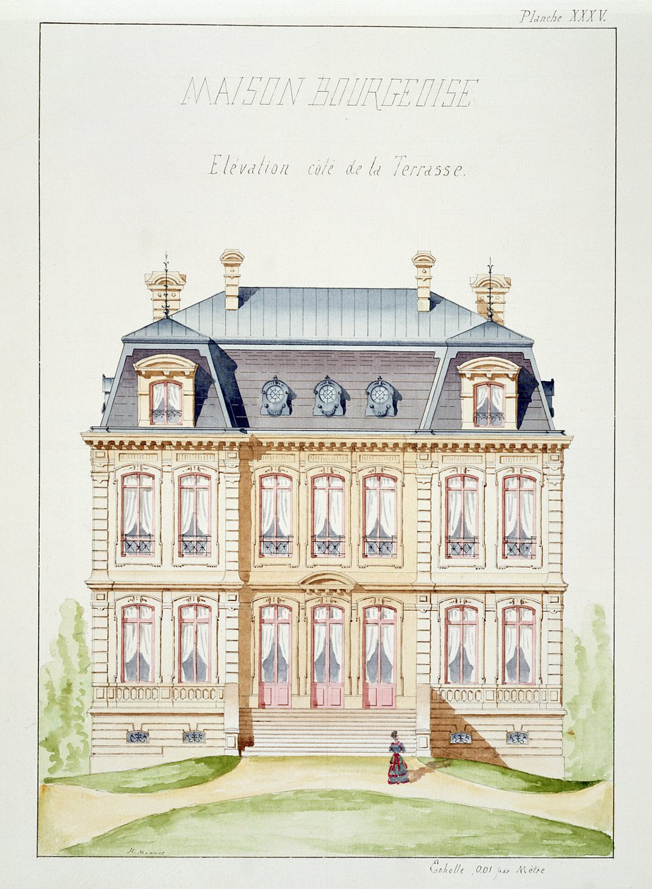 Élévation de terrasse d