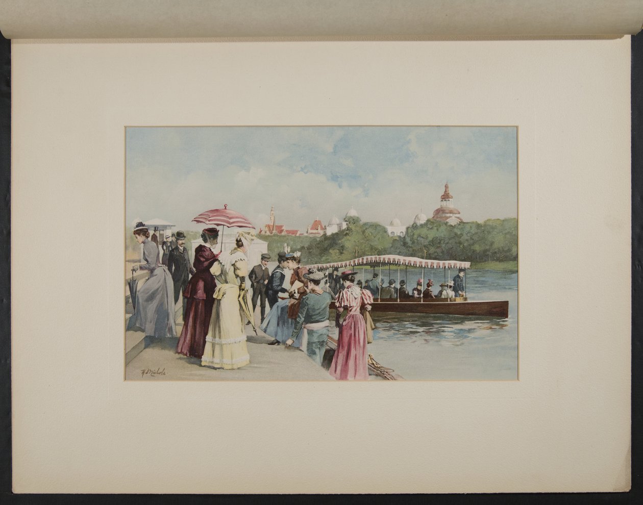 Embarcadère de gondoles, North Lagoon - H.D. Nichols