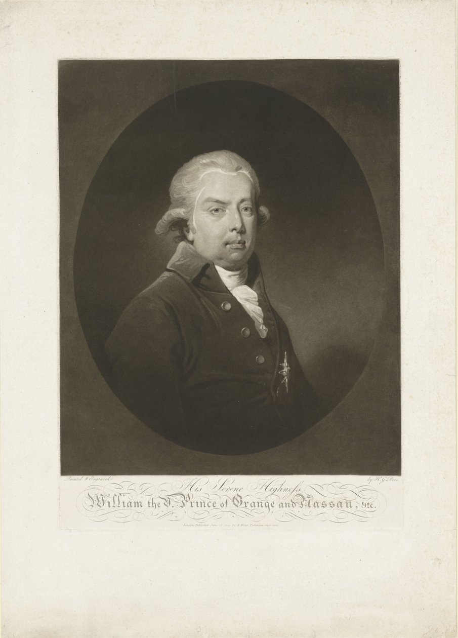 Portrait de Guillaume V, prince d
