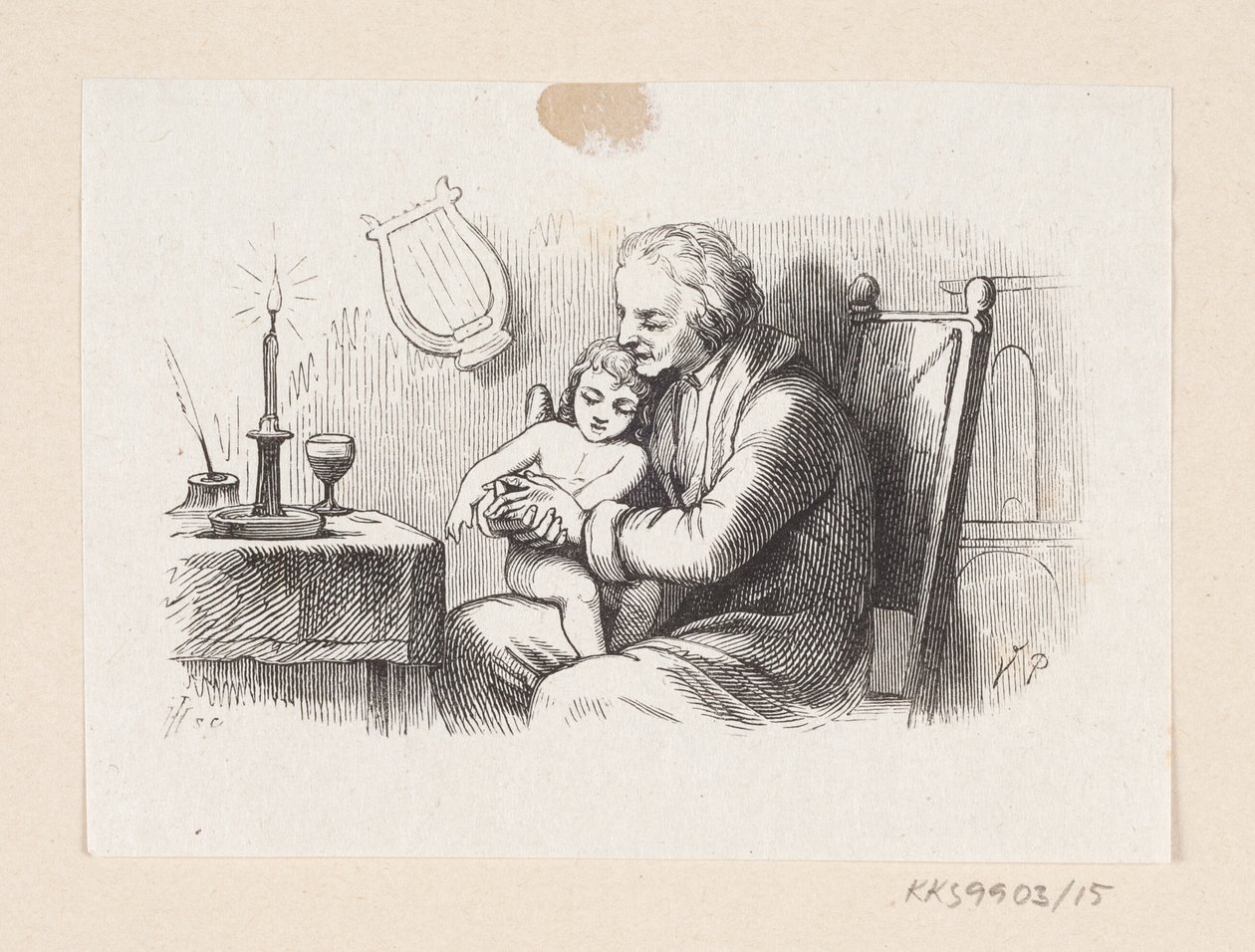 Illustration pour "Le garçon désobéissant" dans H.C. Andersen, "Contes et histoires", Tome 1 - H.P. Hansen