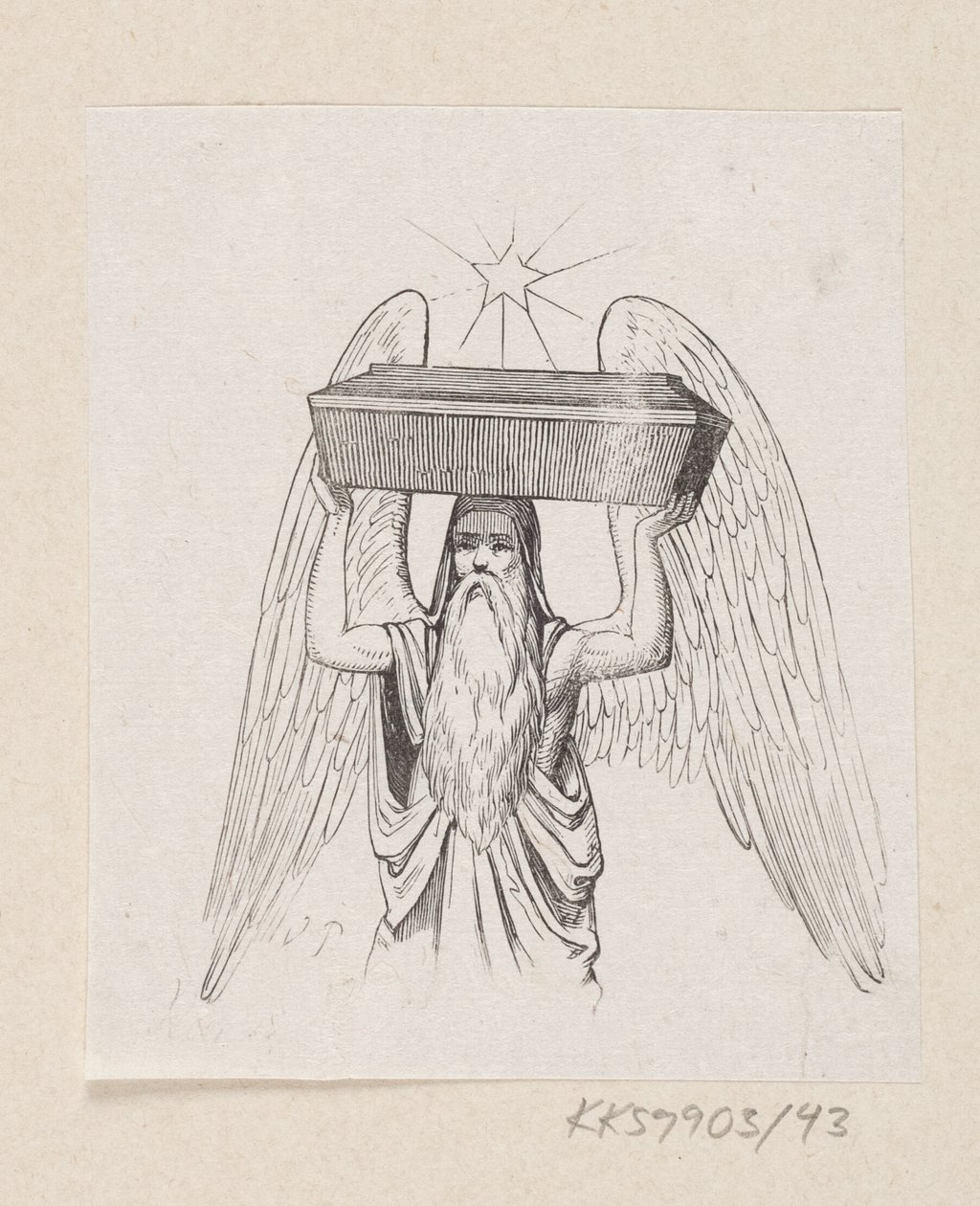 Illustration de "Paradisets Have" dans H.C. Andersen, "Eventyr og Historier", Tome 1 - H.P. Hansen