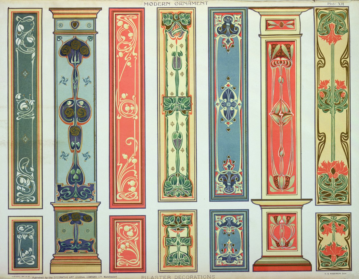 Dessins de panneaux, planche XII de 