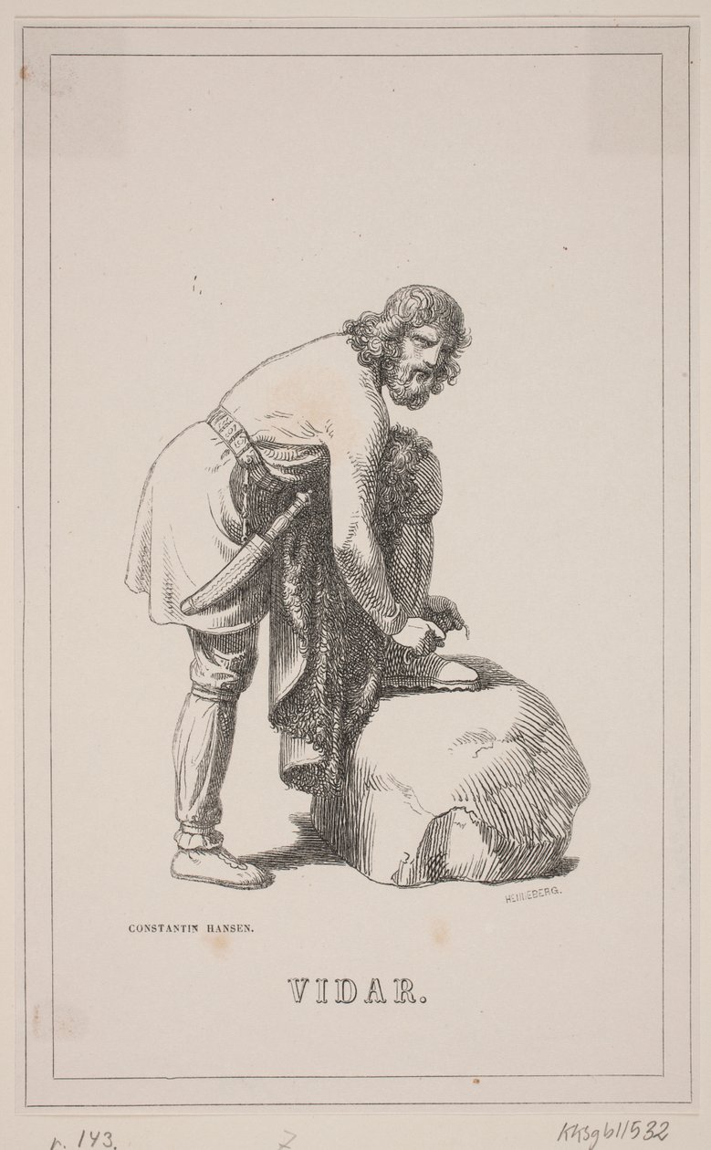 Vidar. Illustration de l