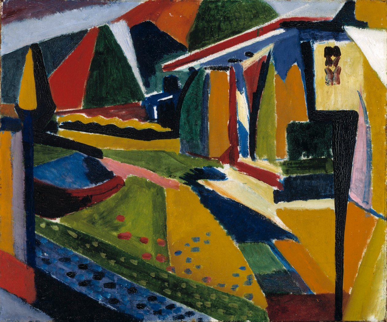 Paysage abstrait - H. Lyman Sayen
