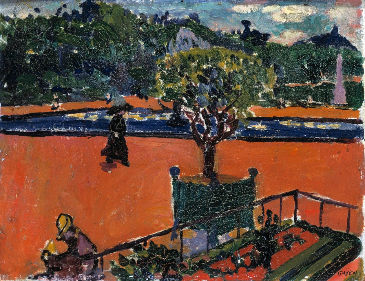 Dans les jardins du Luxembourg - H. Lyman Sayen
