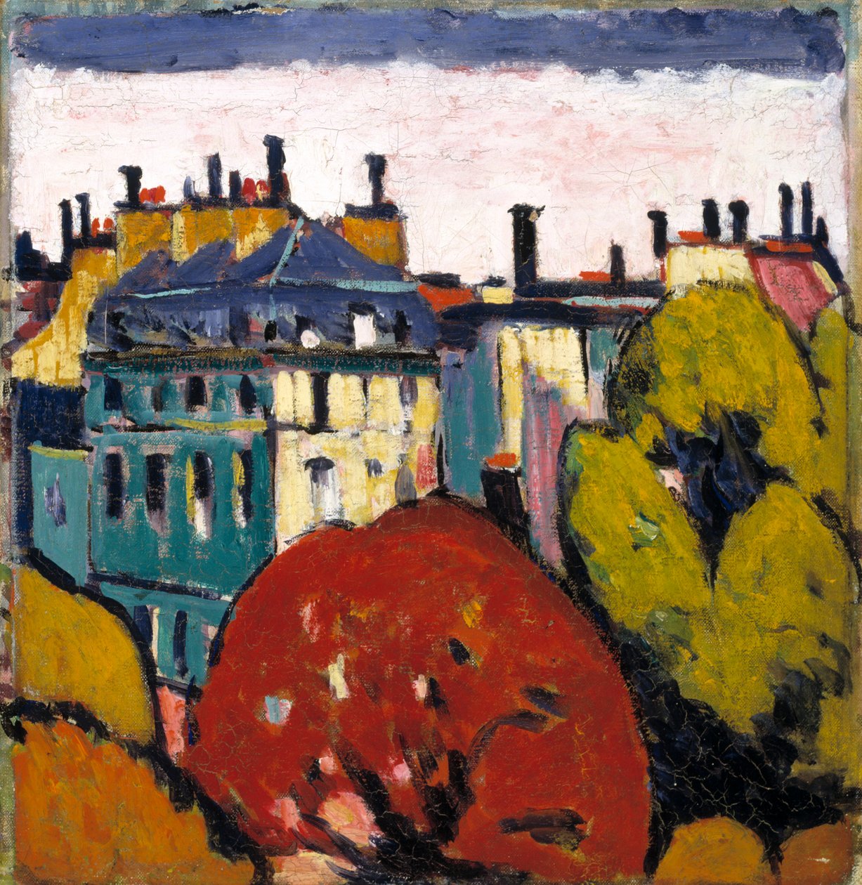 Paysage, Paris - H Lyman Sayen