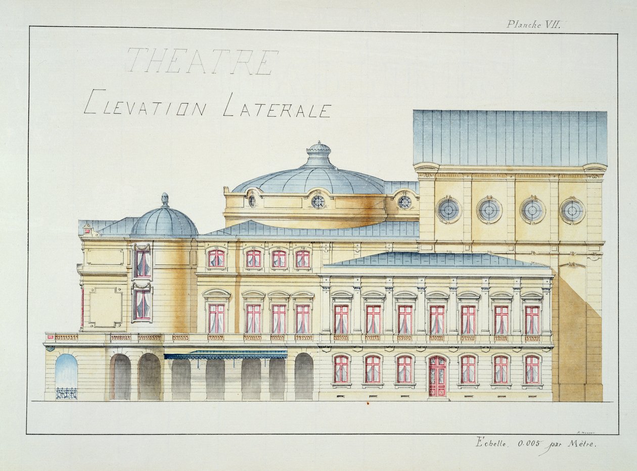 Élévation latérale d