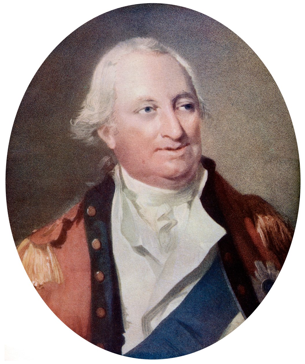 Charles Cornwallis, 1er marquis Cornwallis, commandant militaire anglais, fin du XVIIIe siècle, vers 1920 - H Ogborne