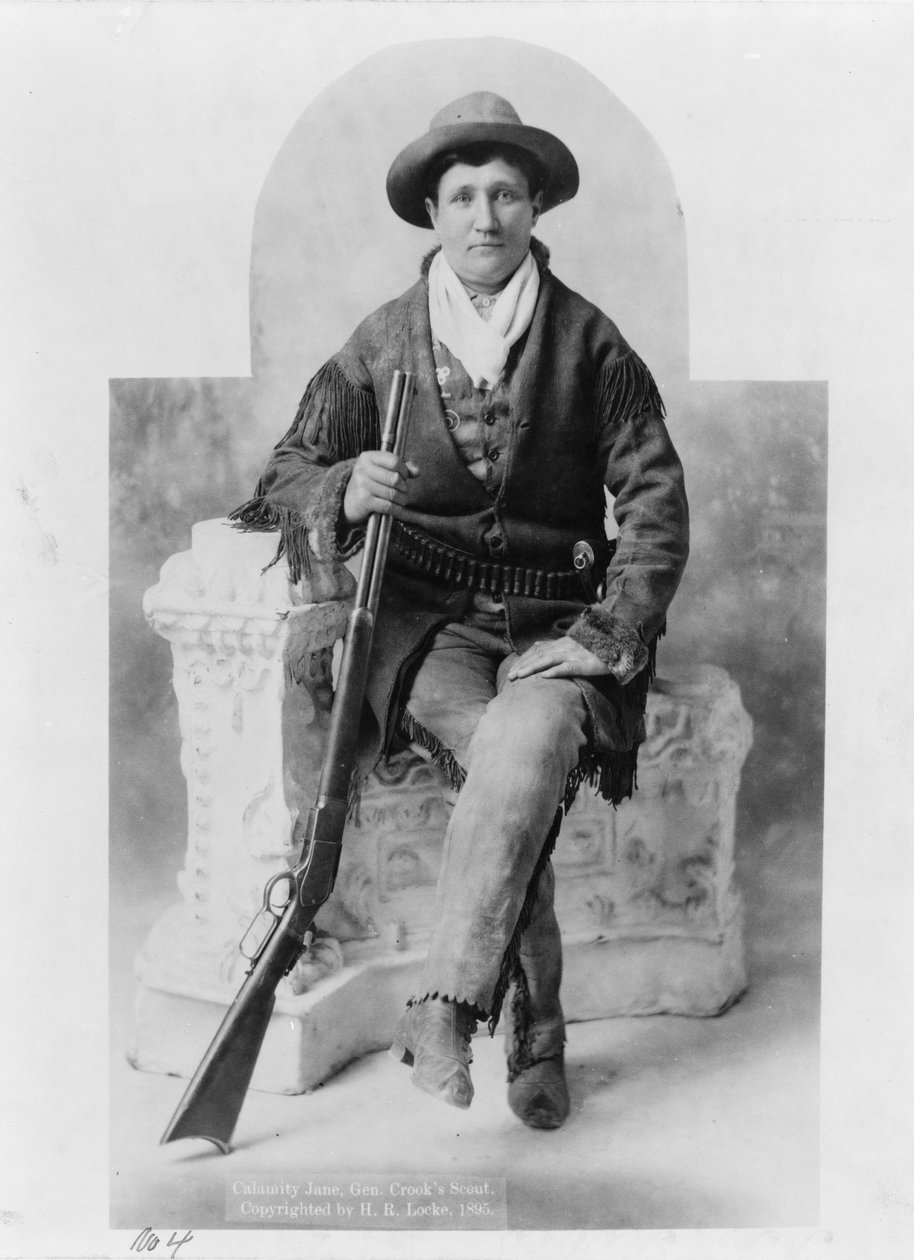 Calamity Jane en éclaireur du général Crook - H. R. Locke