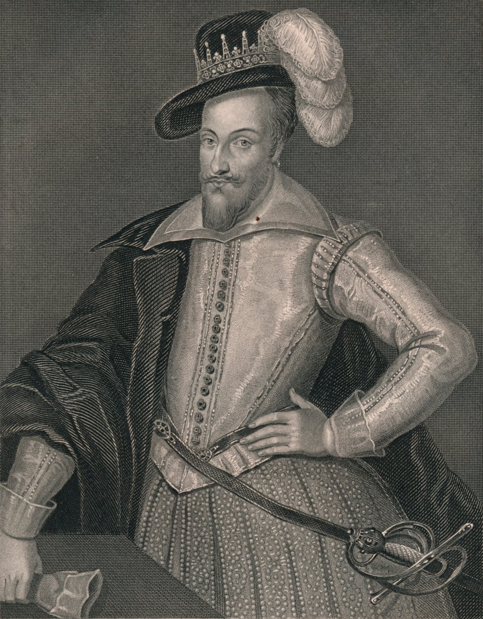 Henry Somerset, premier marquis de Worcester, début-milieu du 19ème siècle - H. Robinson