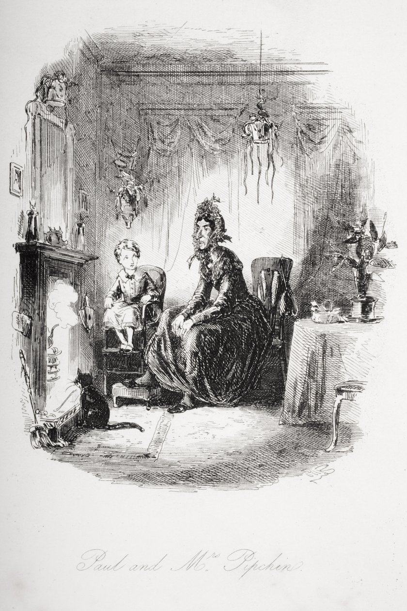 Paul et Mme Pipchin, illustration de 