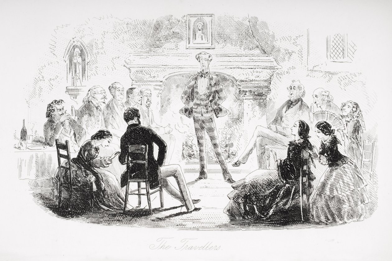 Les voyageurs, illustration de 