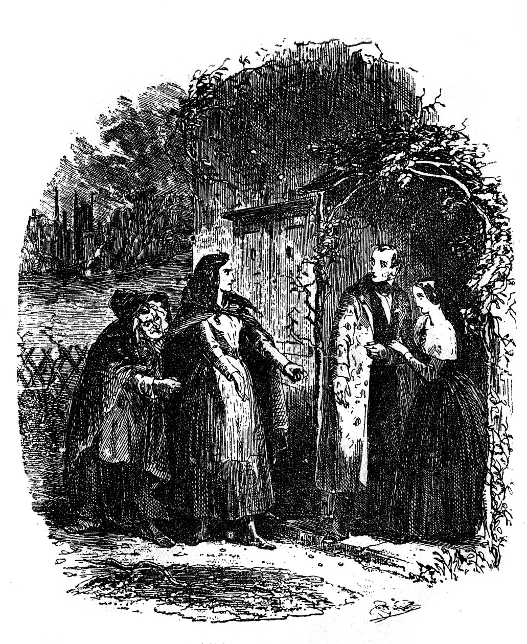 Dombey et Fils par Charles Dickens - Hablot Knight Browne