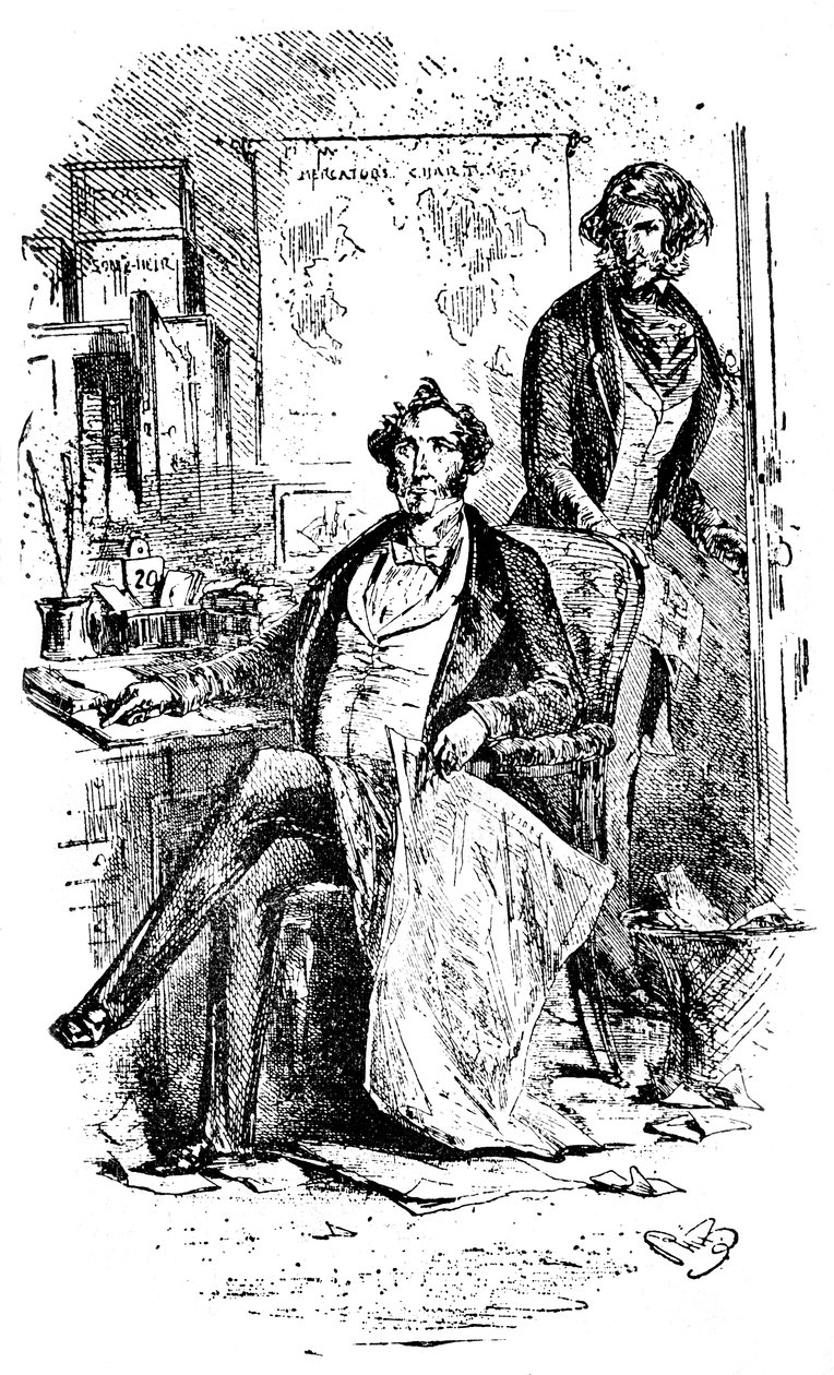 Dombey et Fils - Hablot Knight Browne
