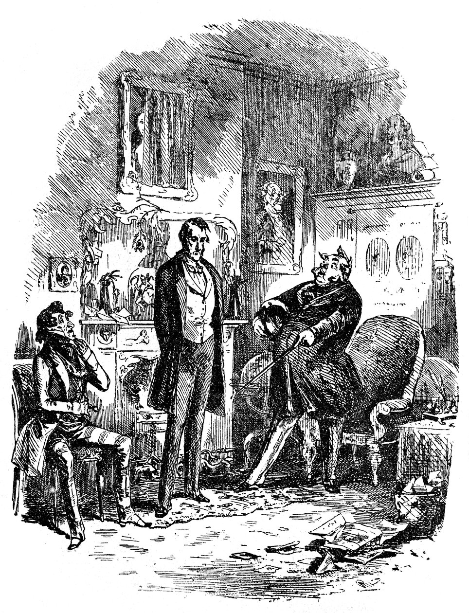 Dombey et Fils - Hablot Knight Browne