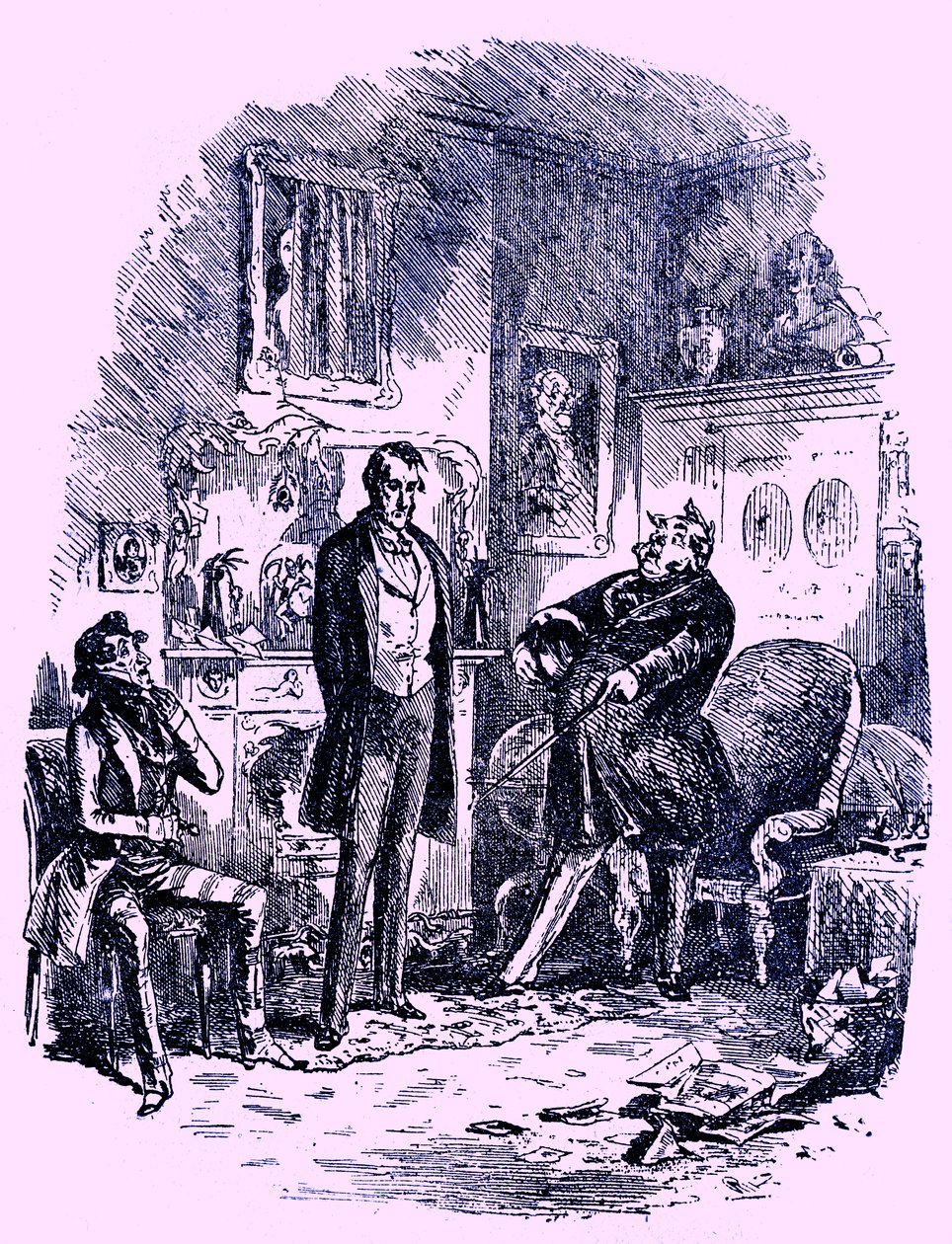 Dombey et Fils - Hablot Knight Browne