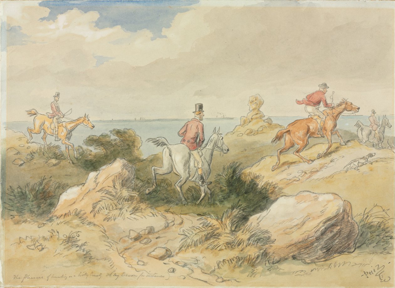 Les plaisirs de la chasse - Hablot Knight Browne