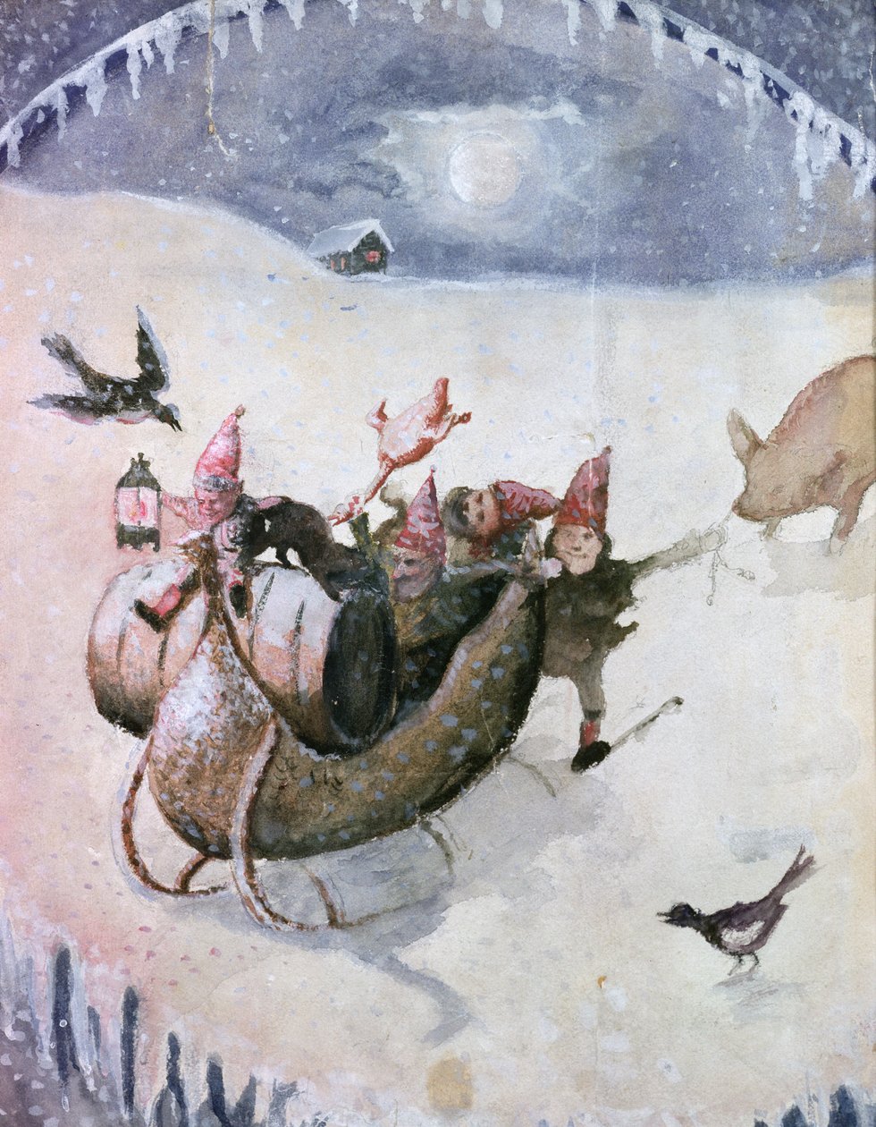 Scène de Noël - Halfdan Egedius
