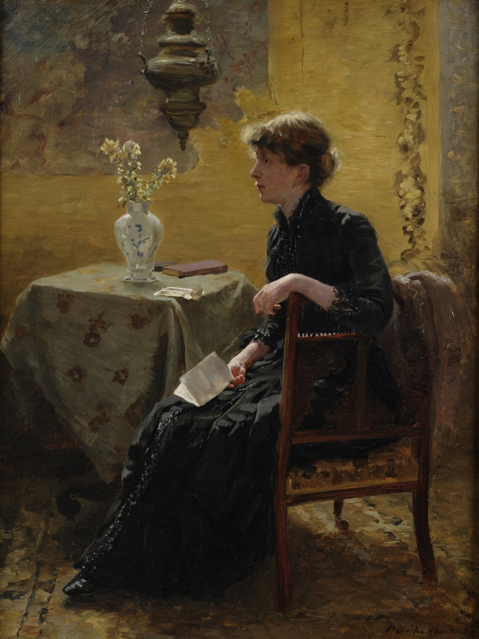 Dame en noir, 1889 - Hamilton Hamilton