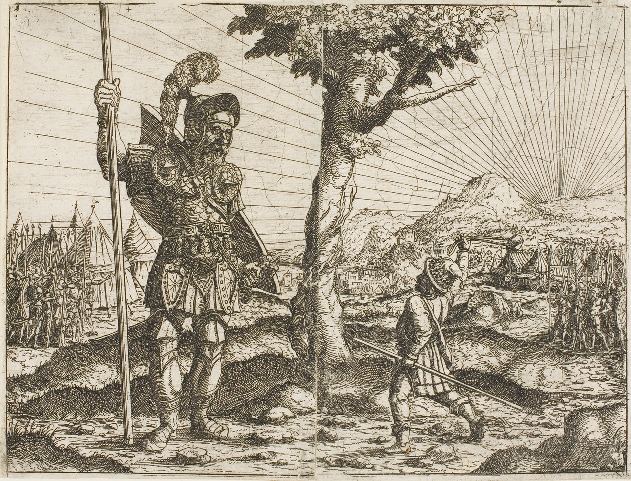 David et Goliath - Hanns Lautensack