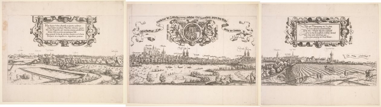 Vue panoramique de Nuremberg - Hanns Lautensack