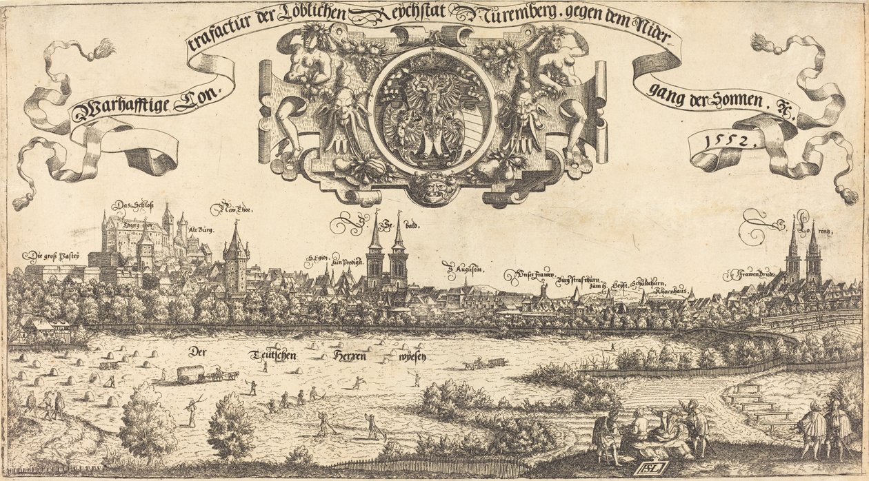 Vue de Nuremberg depuis l