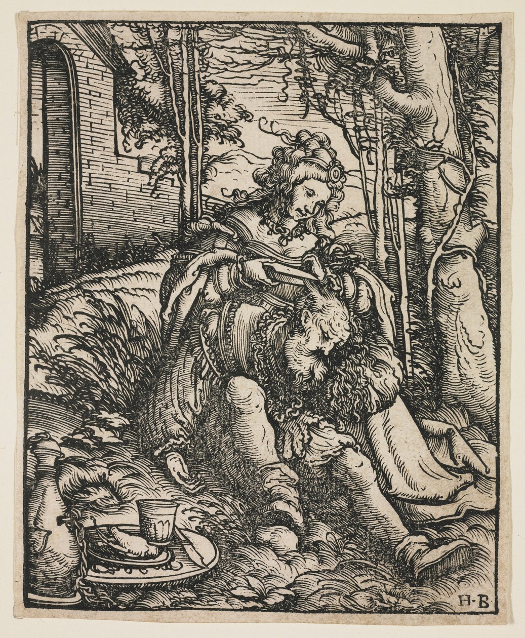 Samson et Dalila, c. 1519 - Hans Burgkmair