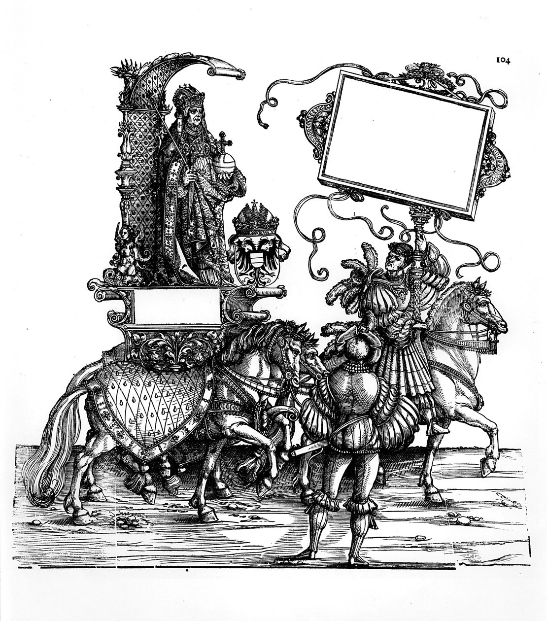Scène de la Procession Triomphale de Maximilien, c.1516-18 - Hans Burgkmair