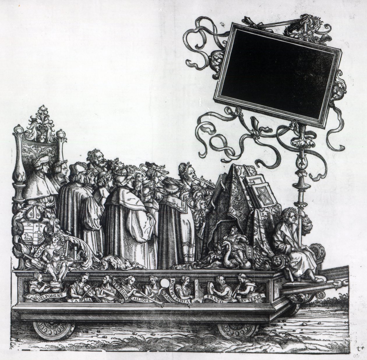 Scène de la Procession Triomphale de Maximilien, c.1516-18 - Hans Burgkmair