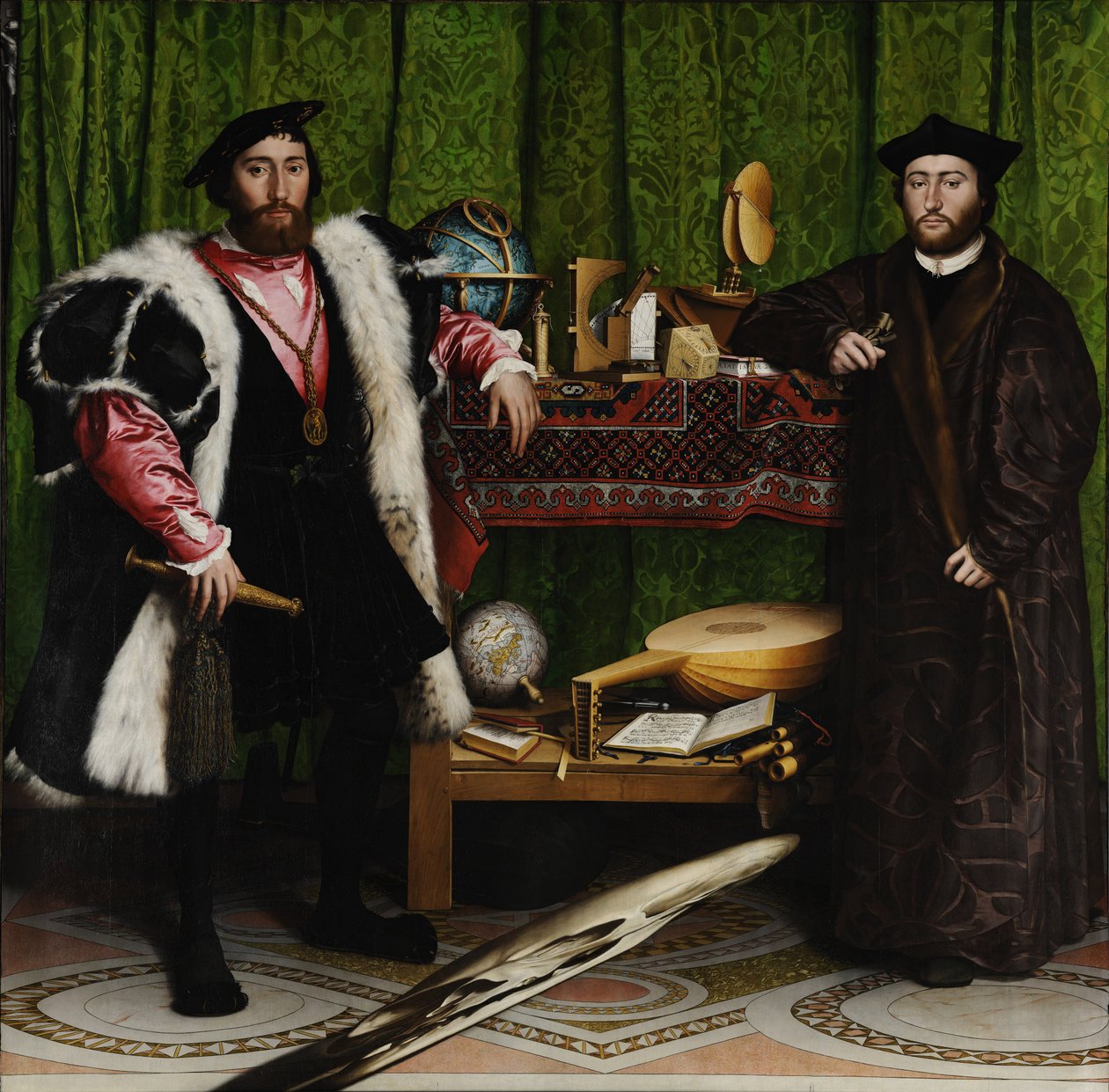 Les Ambassadeurs - Hans Holbein der Jüngere