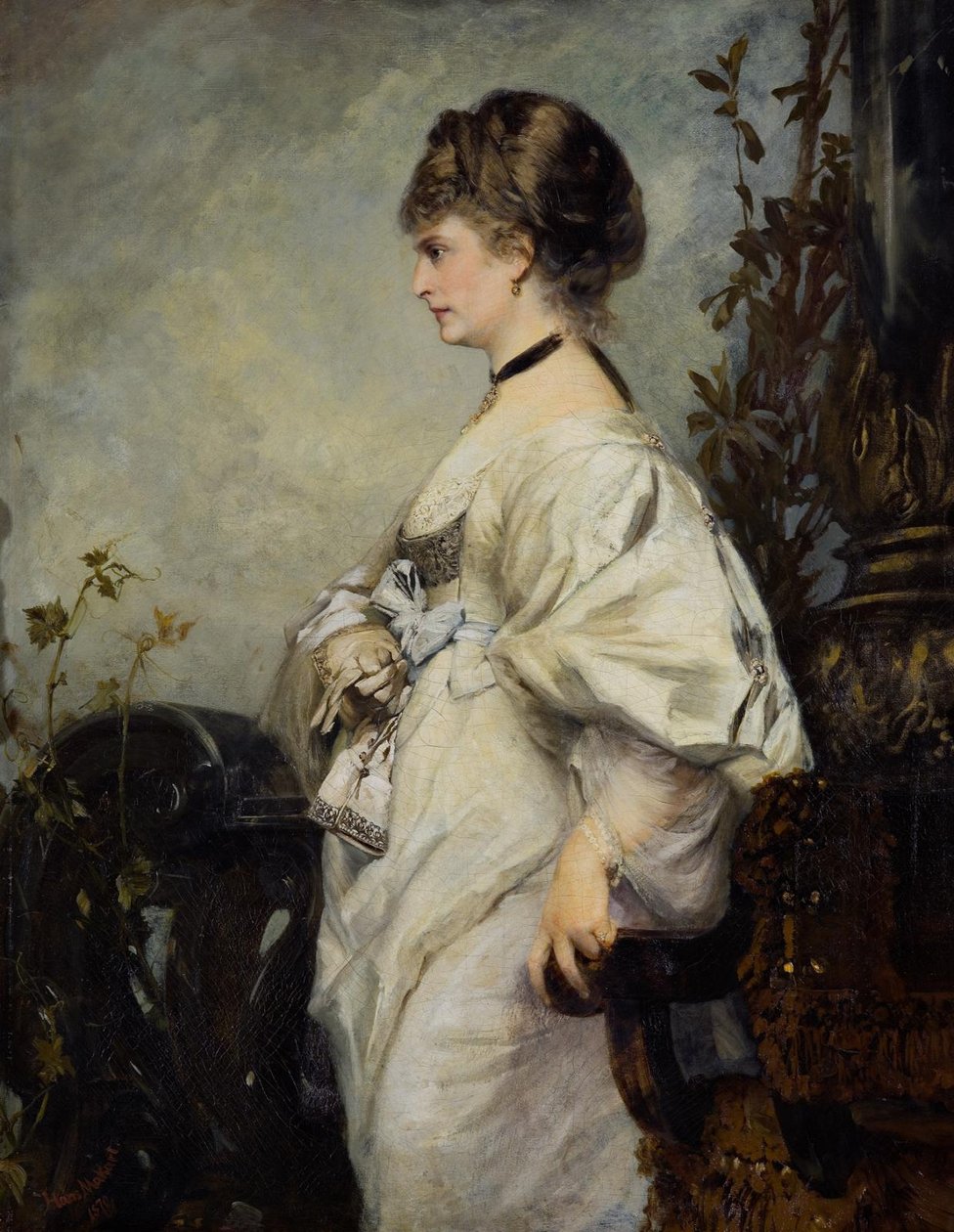 Portrait de Magdalena Plach - Hans Makart