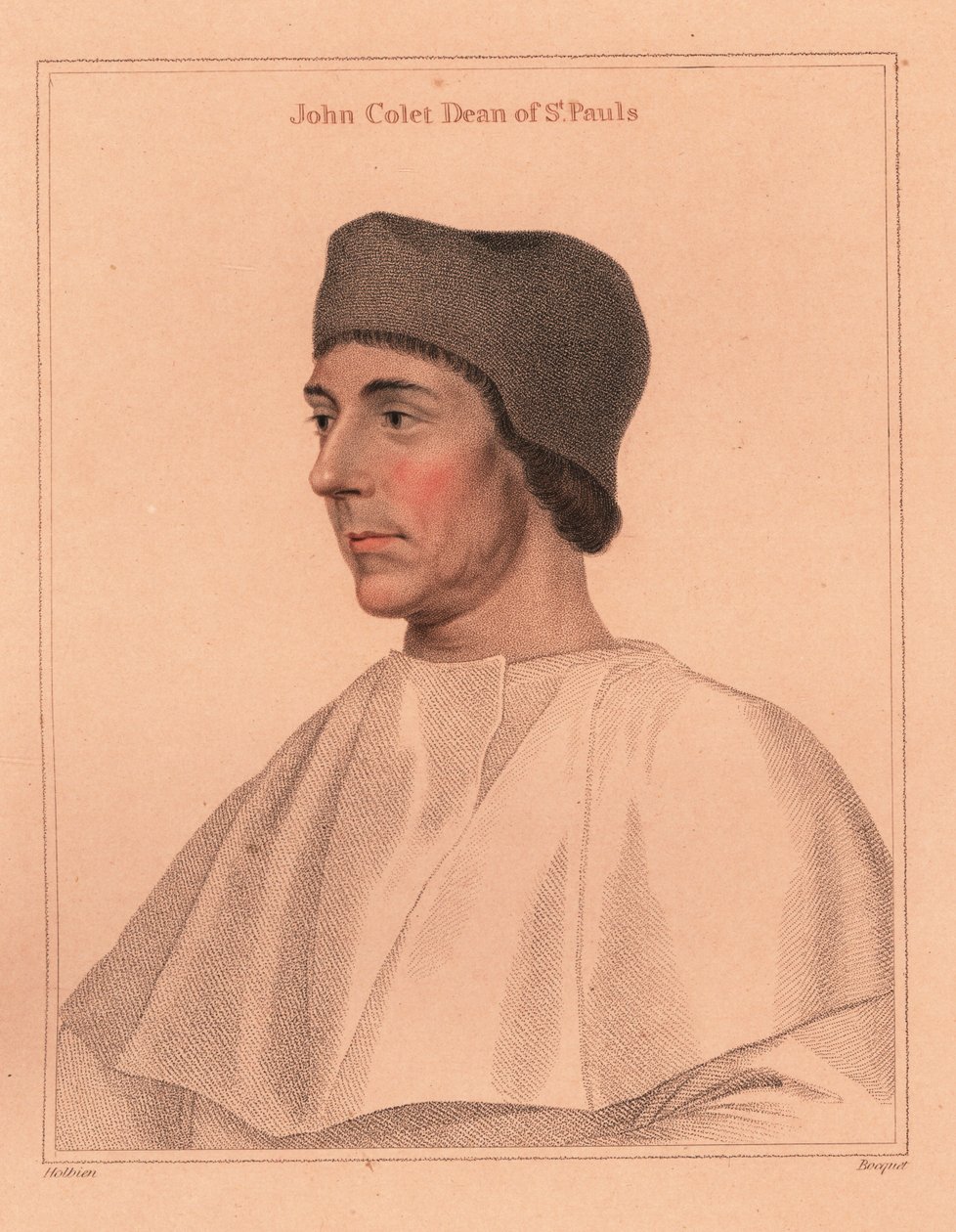 John Colet, doyen de la cathédrale Saint-Paul - Hans (after) Holbein the Younger