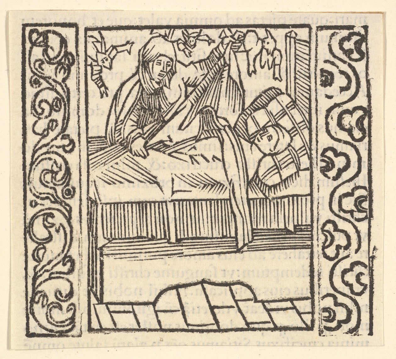 Prendre soin des morts, illustration de Speculum Passionis - Hans Baldung