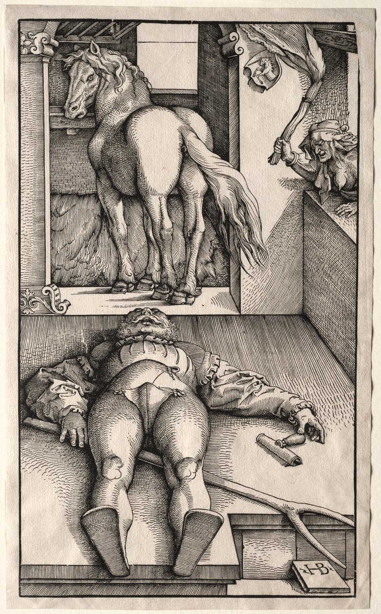 Le Cavalier ensorcelé, 1544-45 - Hans Baldung