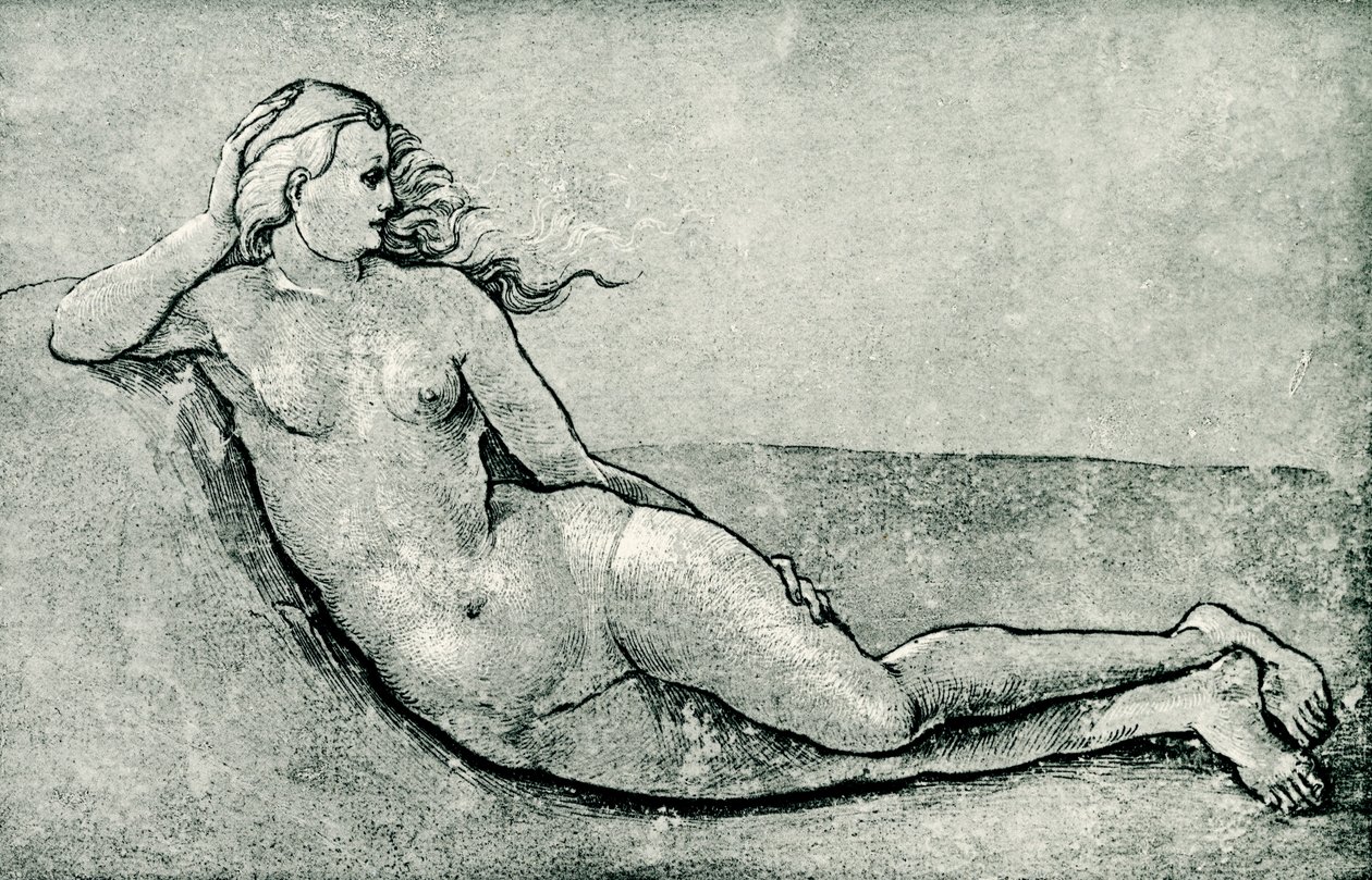 Nymphe allongée - Hans Baldung Grien
